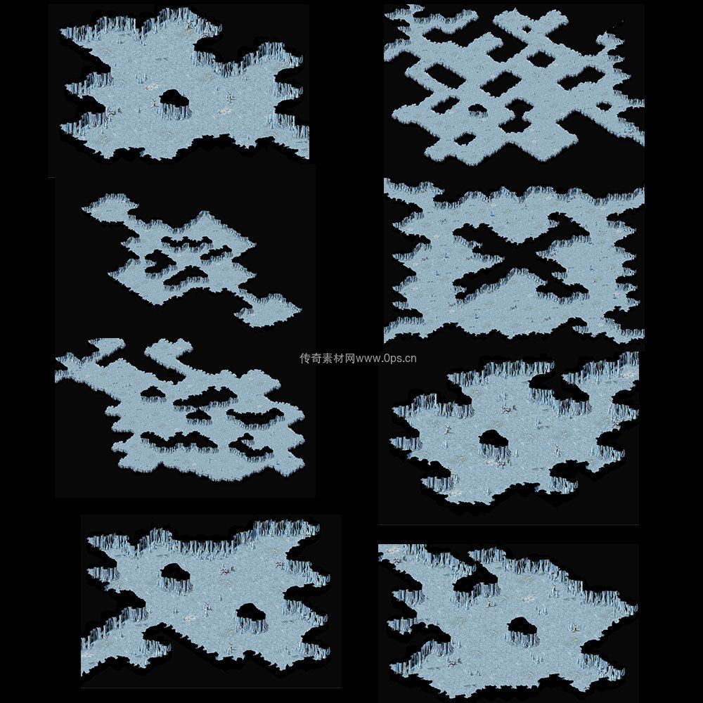 冰雪地图系列0032