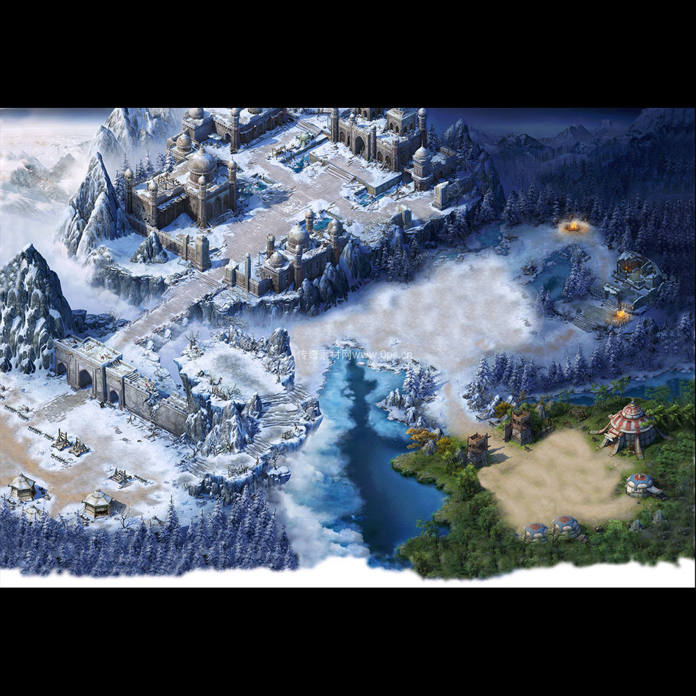 冰雪地图系列0047