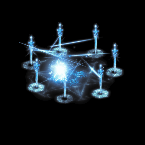 冰系攻击特效系列0005