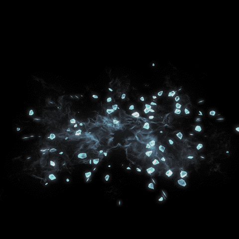 冰系攻击特效系列0012