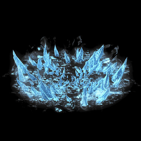 冰系攻击特效系列0017