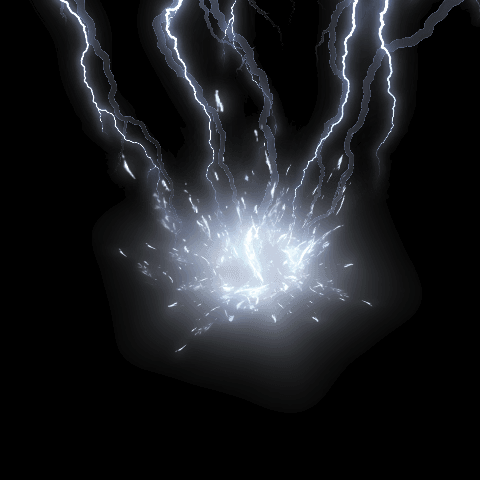 雷系攻击特效系列0007