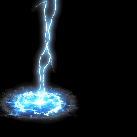 雷系攻击特效系列0008