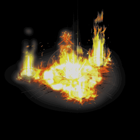 火系攻击特效系列0011