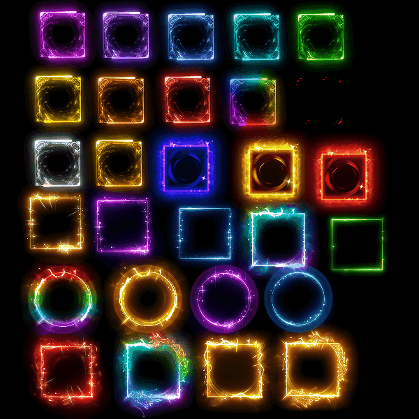 首饰内观特效框系列0002