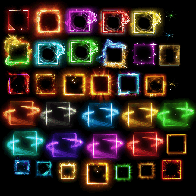 首饰内观特效框系列0007