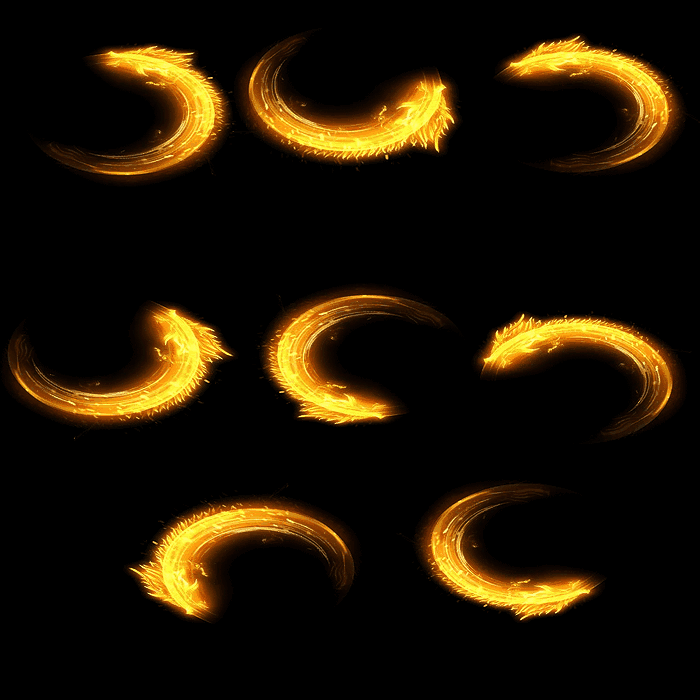 半月弯刀技能特效系列0003