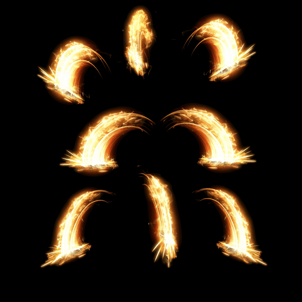 烈火剑法技能特效系列0003