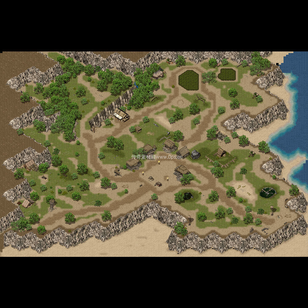 卧龙山庄系列地图0002