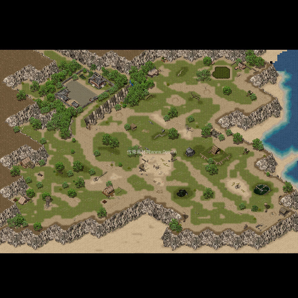 卧龙山庄系列地图0003