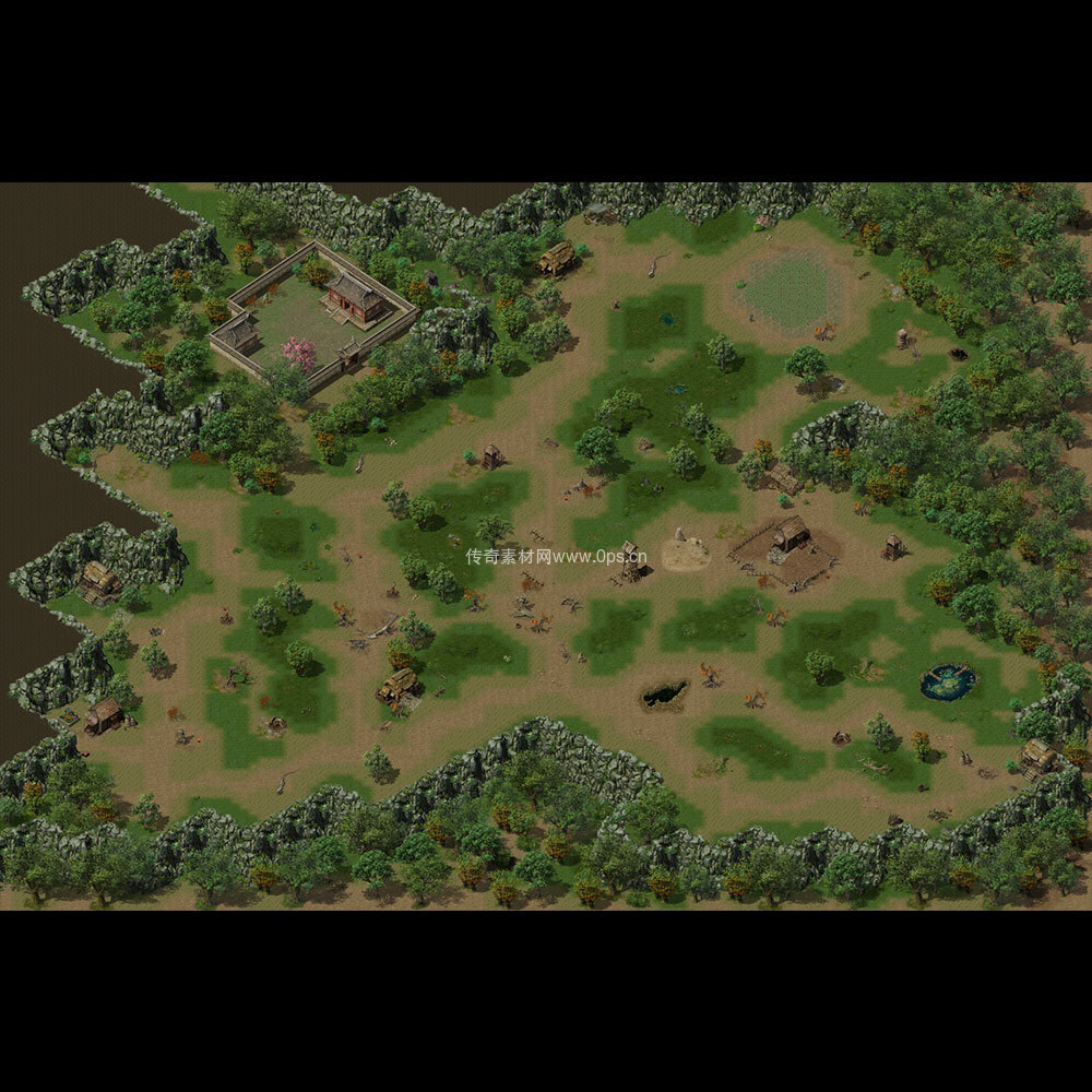 卧龙山庄系列地图0005