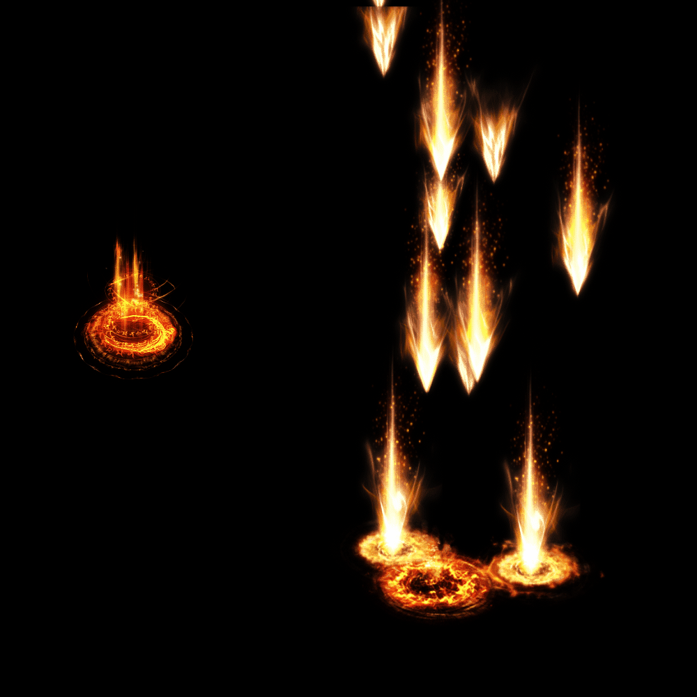 流星火雨技能特效系列0001