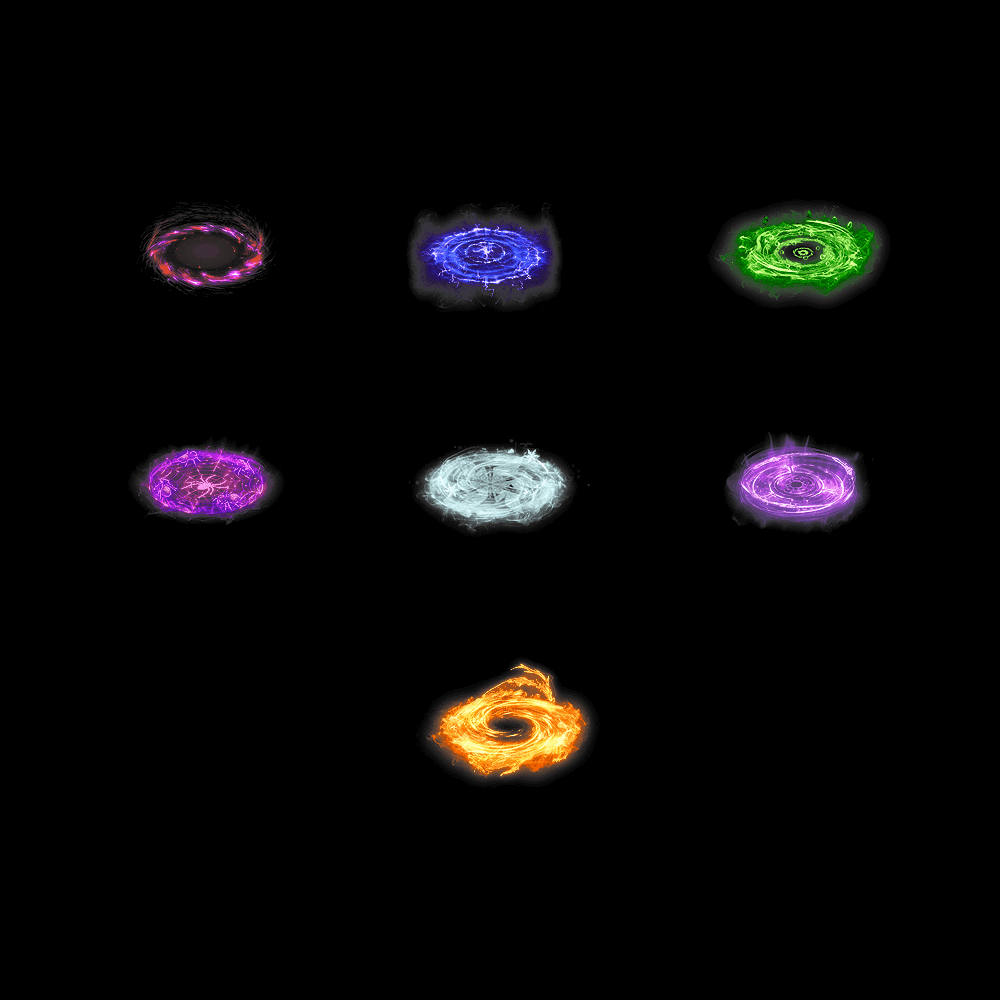 魂环光圈特效系列0012