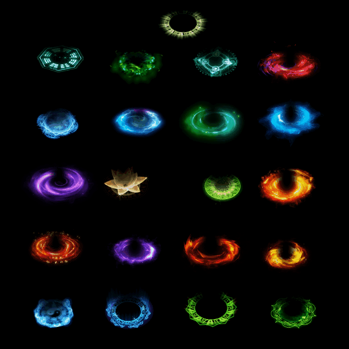 魂环光圈特效系列0022