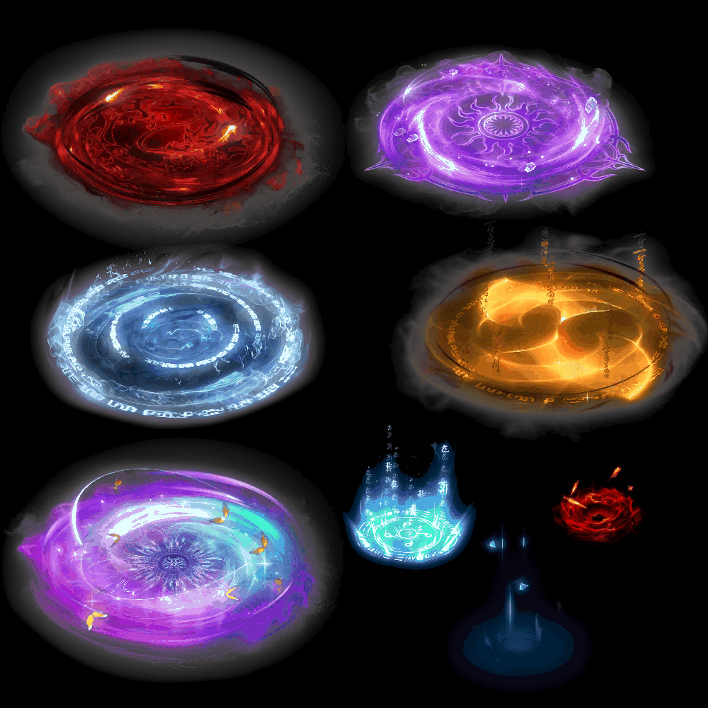 魂环光圈特效系列0025