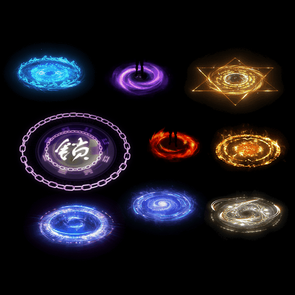 魂环光圈特效系列0029