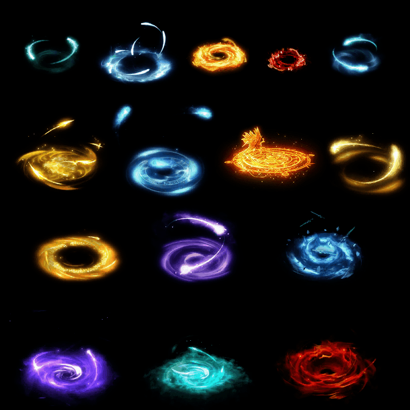 魂环光圈特效系列0034