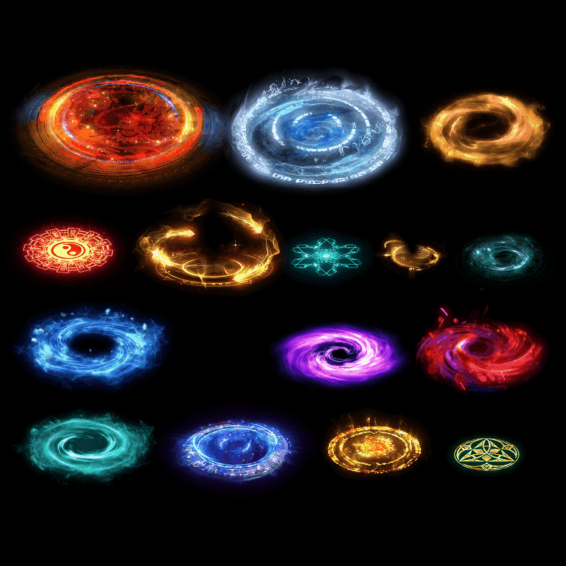 魂环光圈特效系列0035