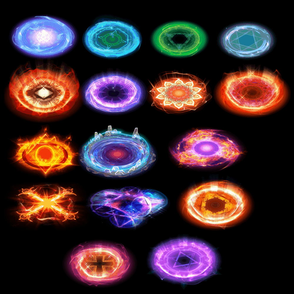 魂环光圈特效系列0040