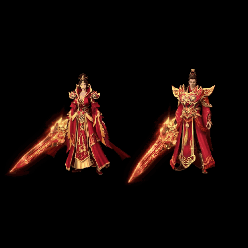 996引擎专用男女一体时装装备系列0002