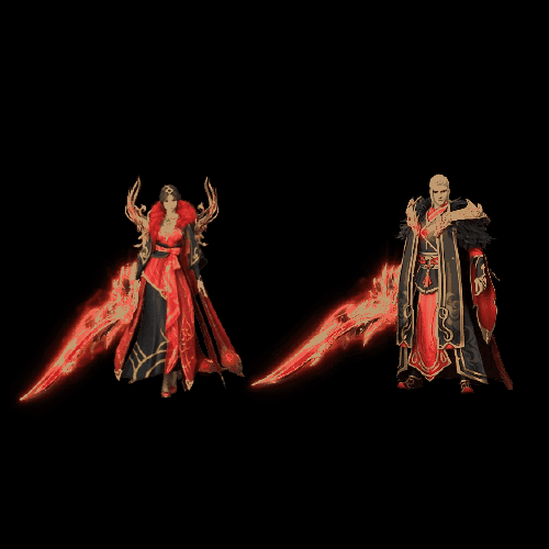 996引擎专用男女一体时装装备系列0009