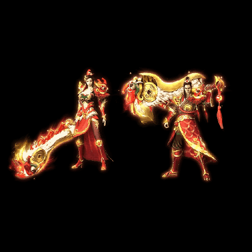 996引擎专用男女一体时装装备系列0011