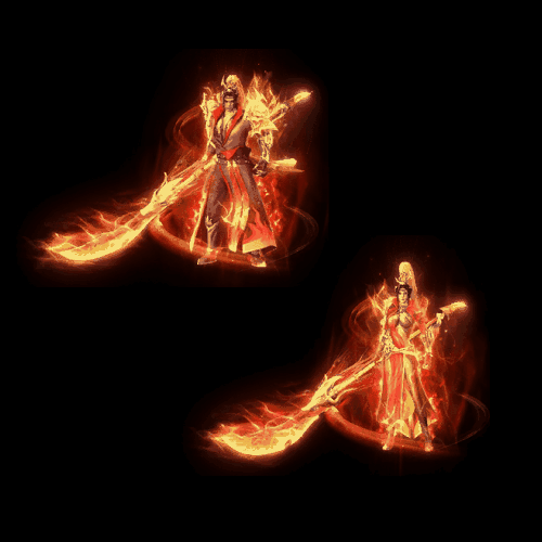 996引擎专用男女一体时装装备系列0016