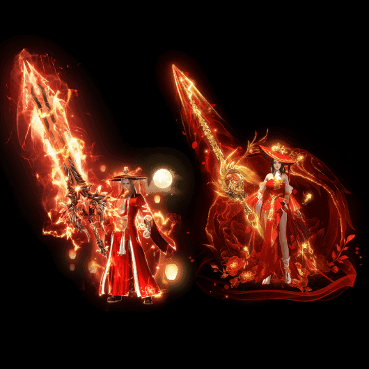 996引擎专用男女一体时装装备系列0023