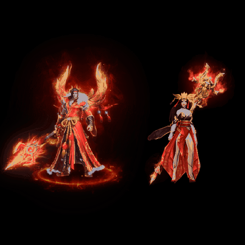 996引擎专用男女一体时装装备系列0024