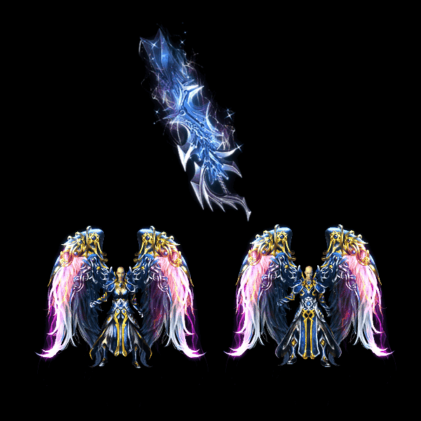 996引擎专用男女剑甲三件套（带翅膀）装备系列0031