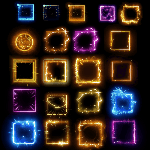 首饰内观特效框系列0014