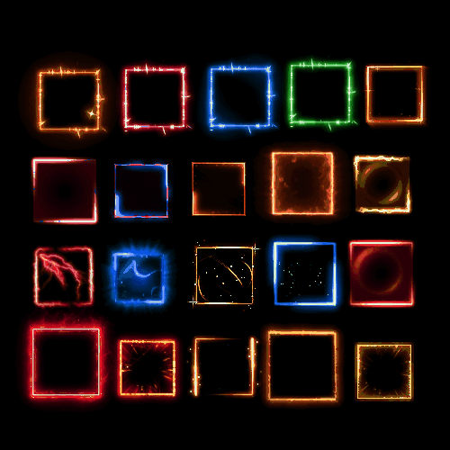 首饰内观特效框系列0034