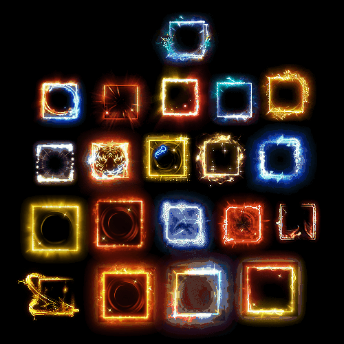 首饰内观特效框系列0035