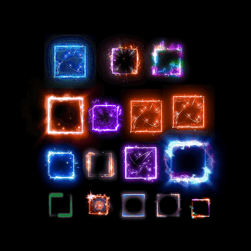 首饰内观特效框系列0036