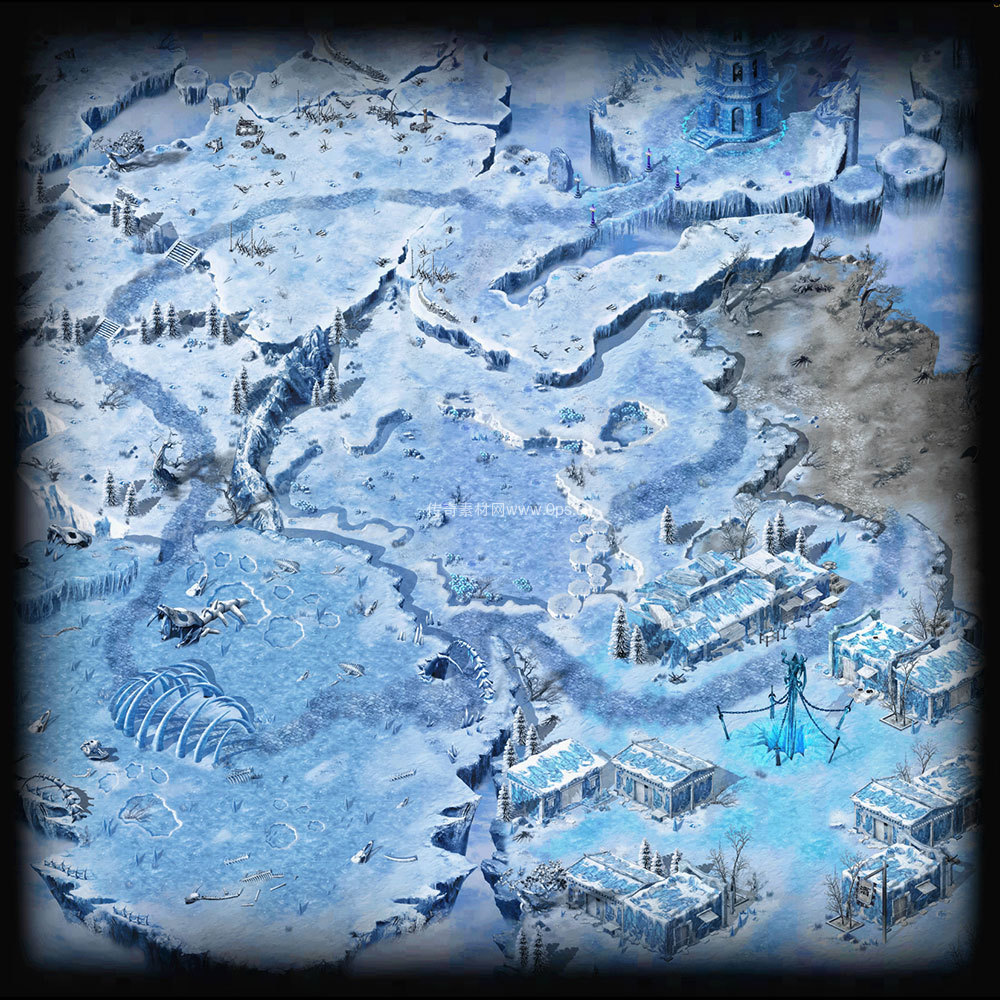 冰雪地图系列0058
