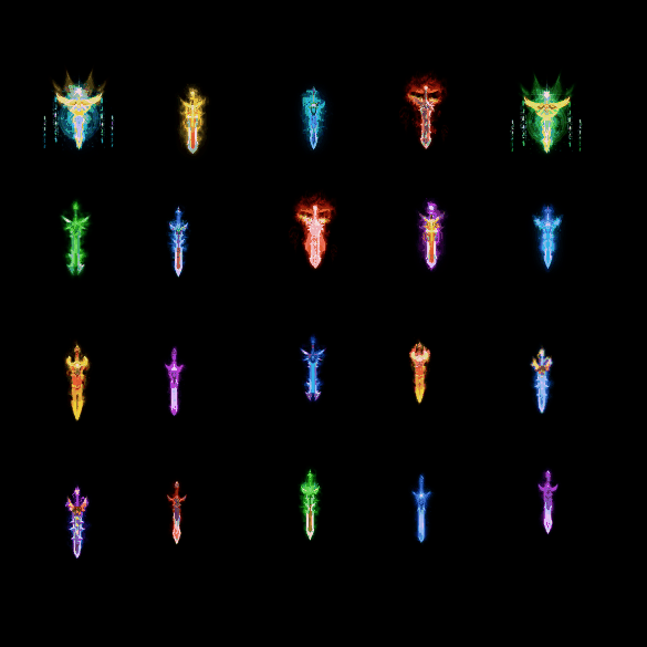 特殊装备战斧弓剑系列0009