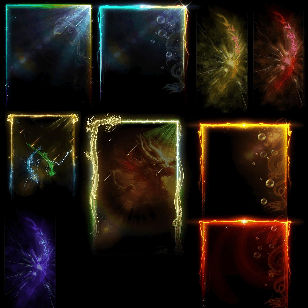 悬浮框背景特效系列0003