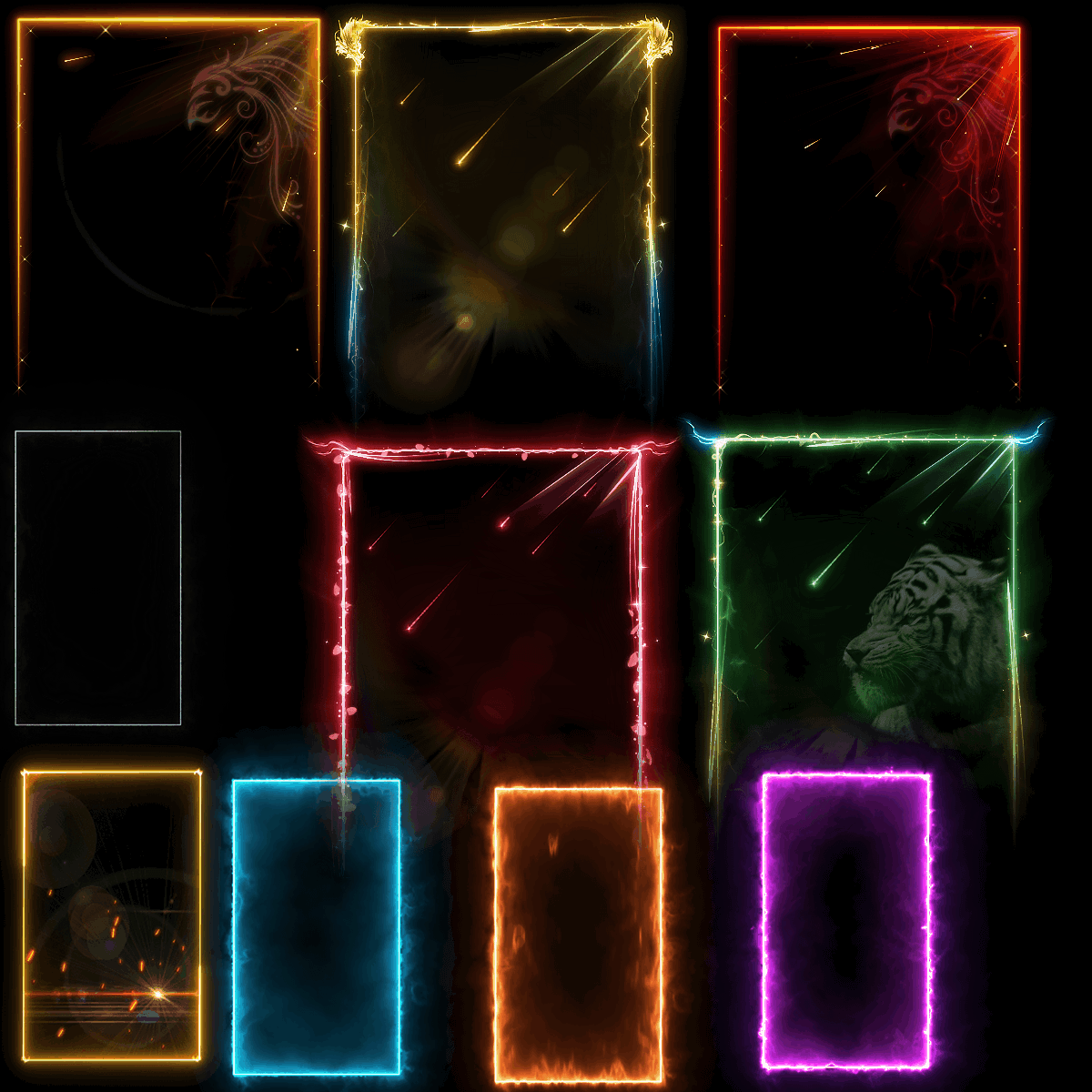 悬浮框背景特效系列0004