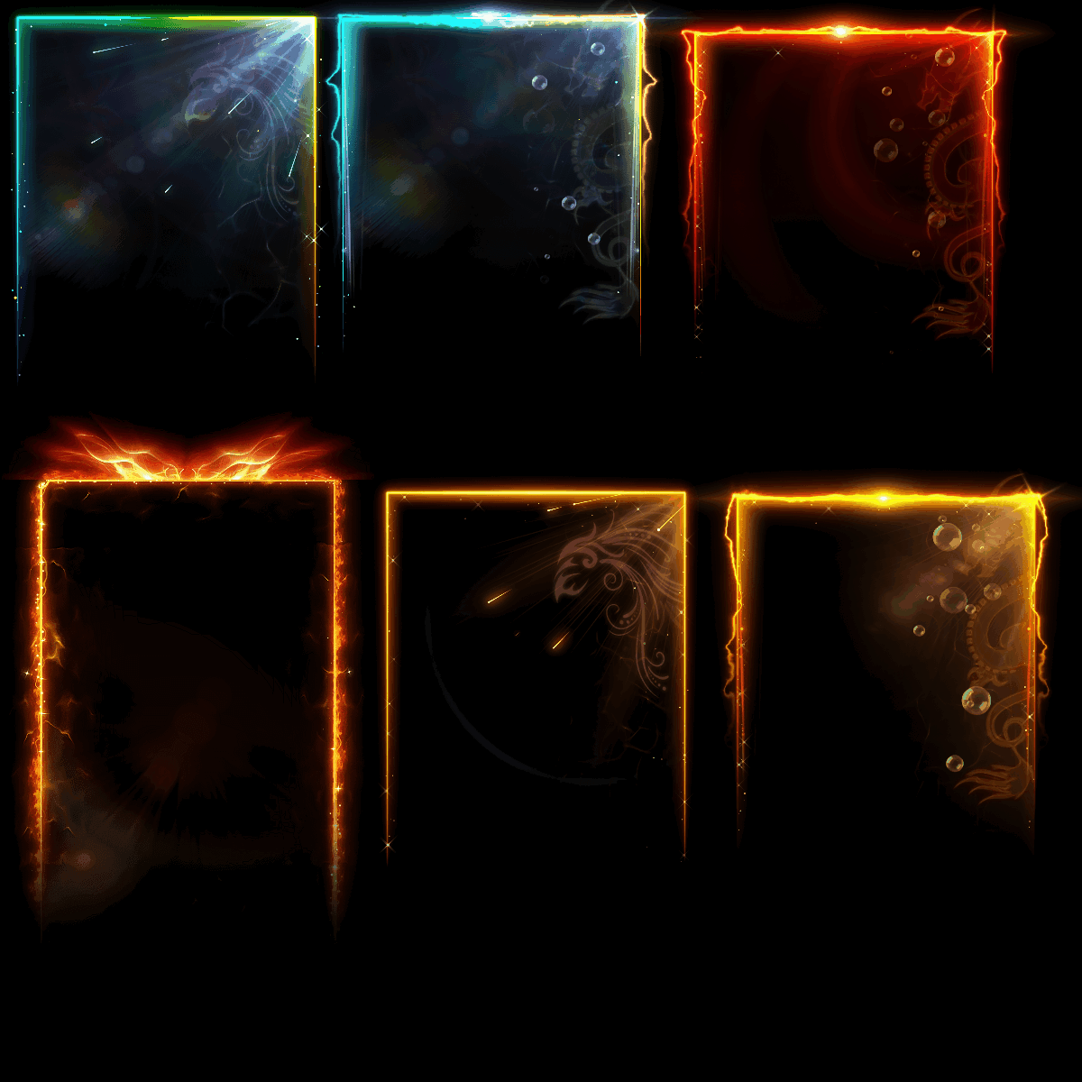 悬浮框背景特效系列0005