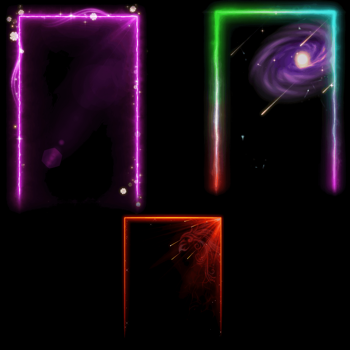 悬浮框背景特效系列0006