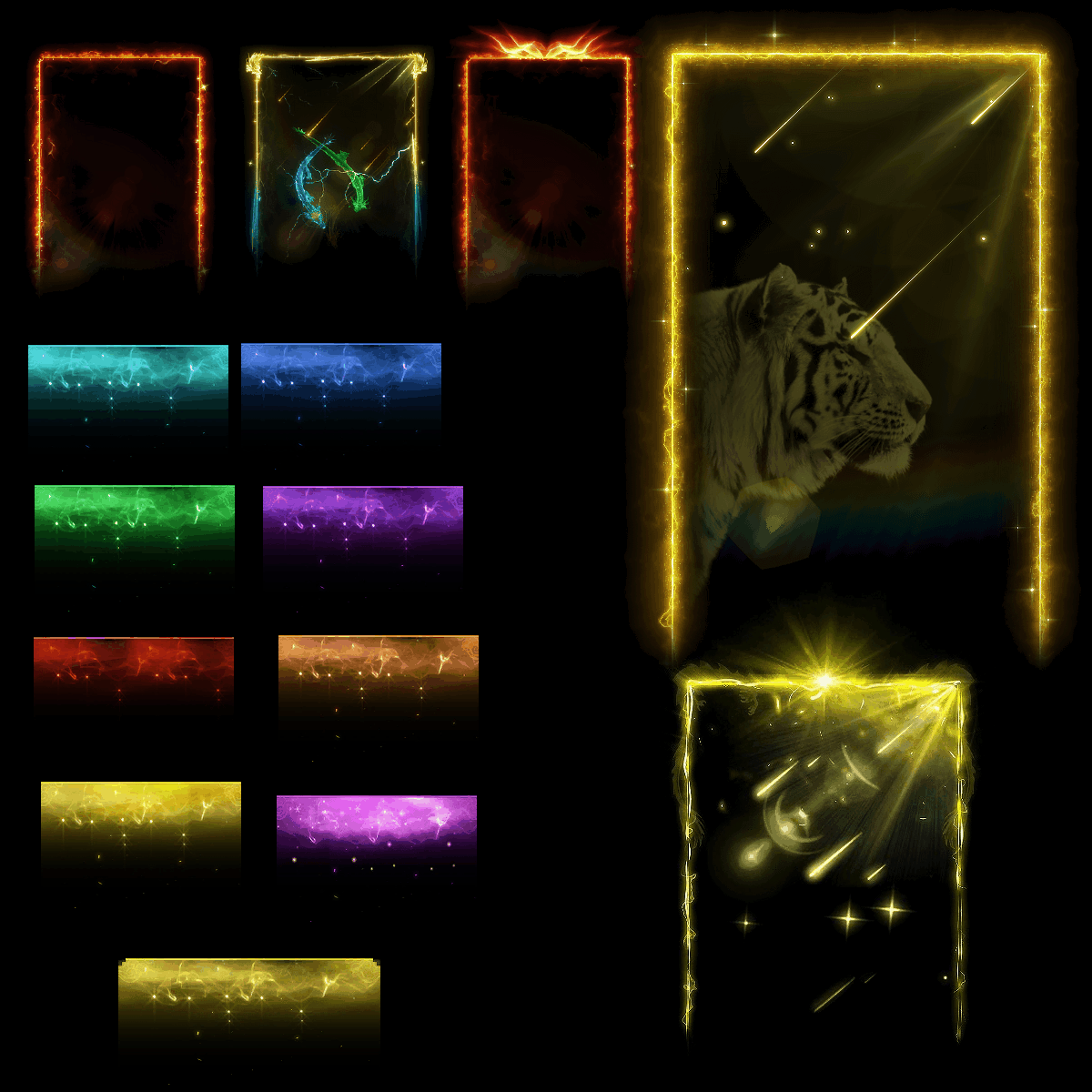 悬浮框背景特效系列0008