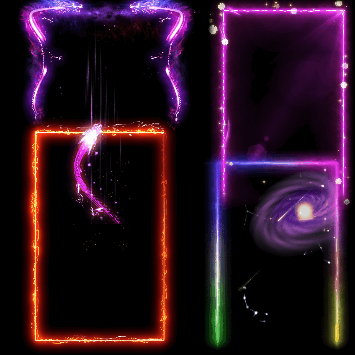 悬浮框背景特效系列0011