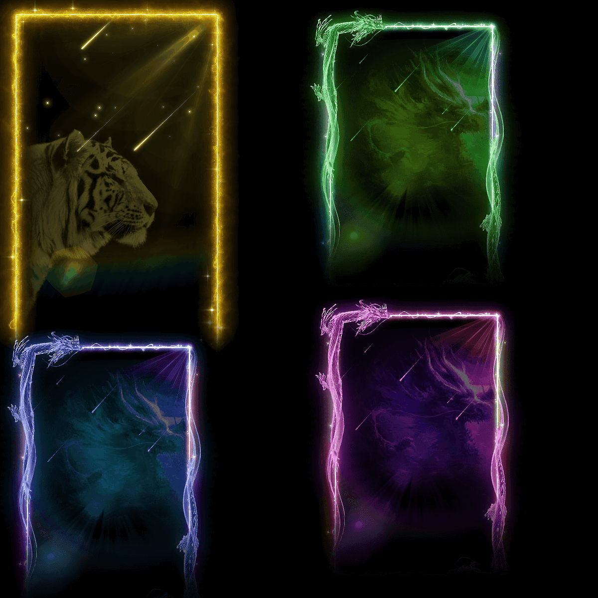 悬浮框背景特效系列0012