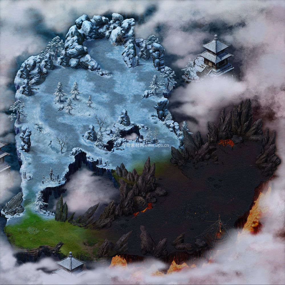 冰雪地图系列0081