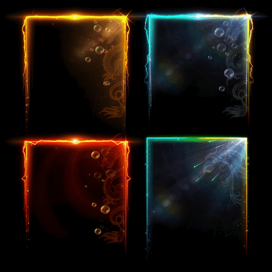 悬浮框背景特效系列0016