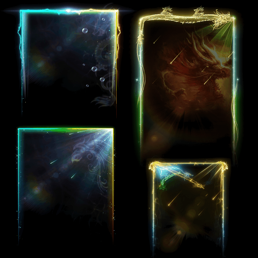 悬浮框背景特效系列0019