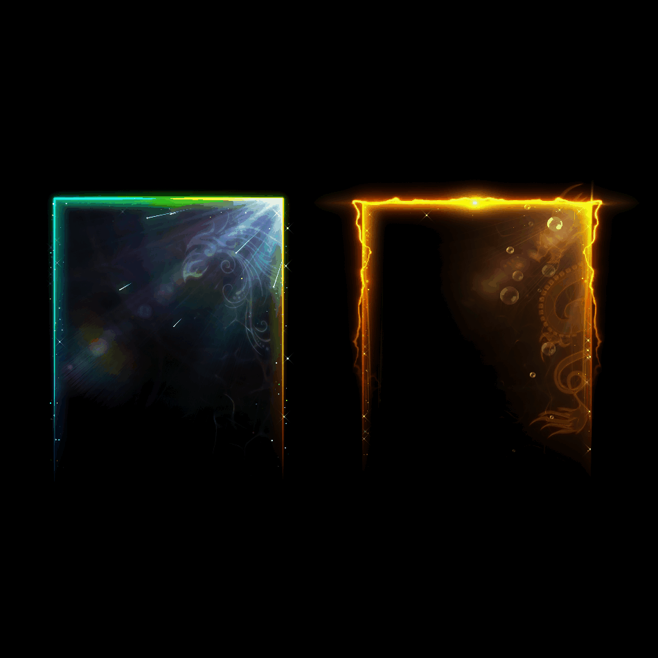 悬浮框背景特效系列0040