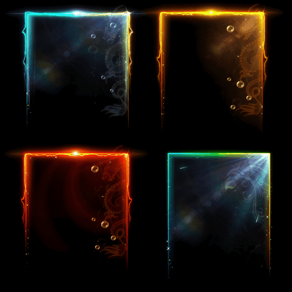 悬浮框背景特效系列0046