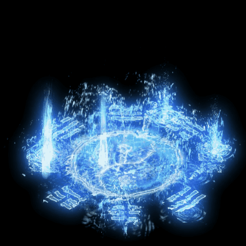 冰系攻击特效系列0034