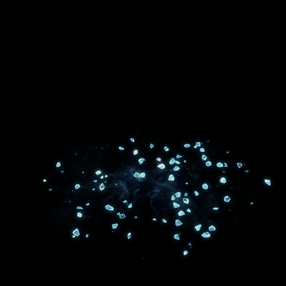 冰系攻击特效系列0035